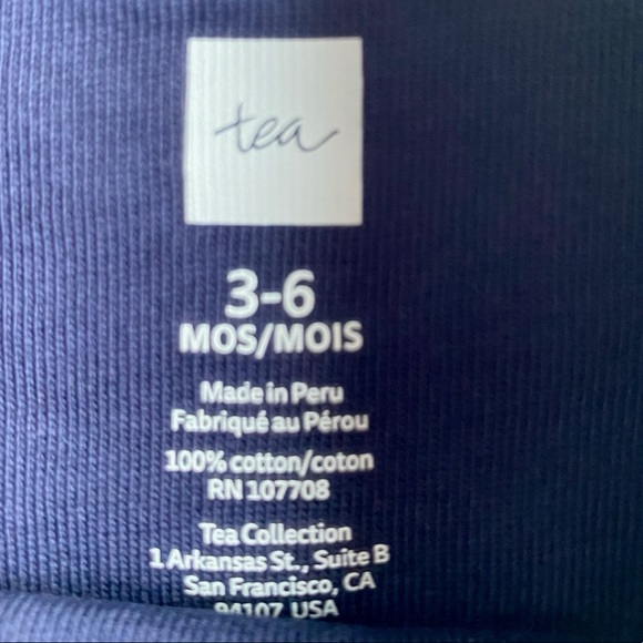 NWT 3-6m tea collection outfit 2 pieces. - Picture 3 of 4